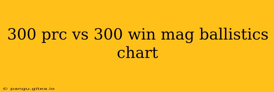 300 prc vs 300 win mag ballistics chart