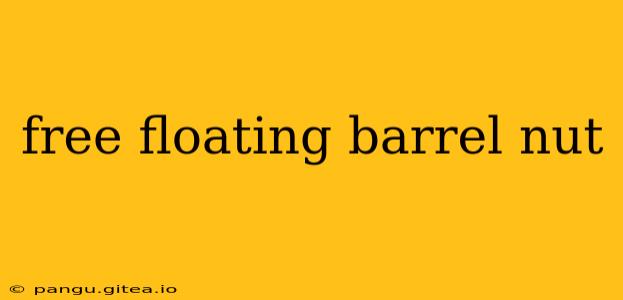 free floating barrel nut